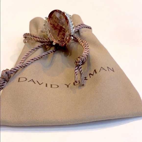 David Yurman Jewelry - DAVID YURMAN Oval Wheaton & Morganite Diamond Ring